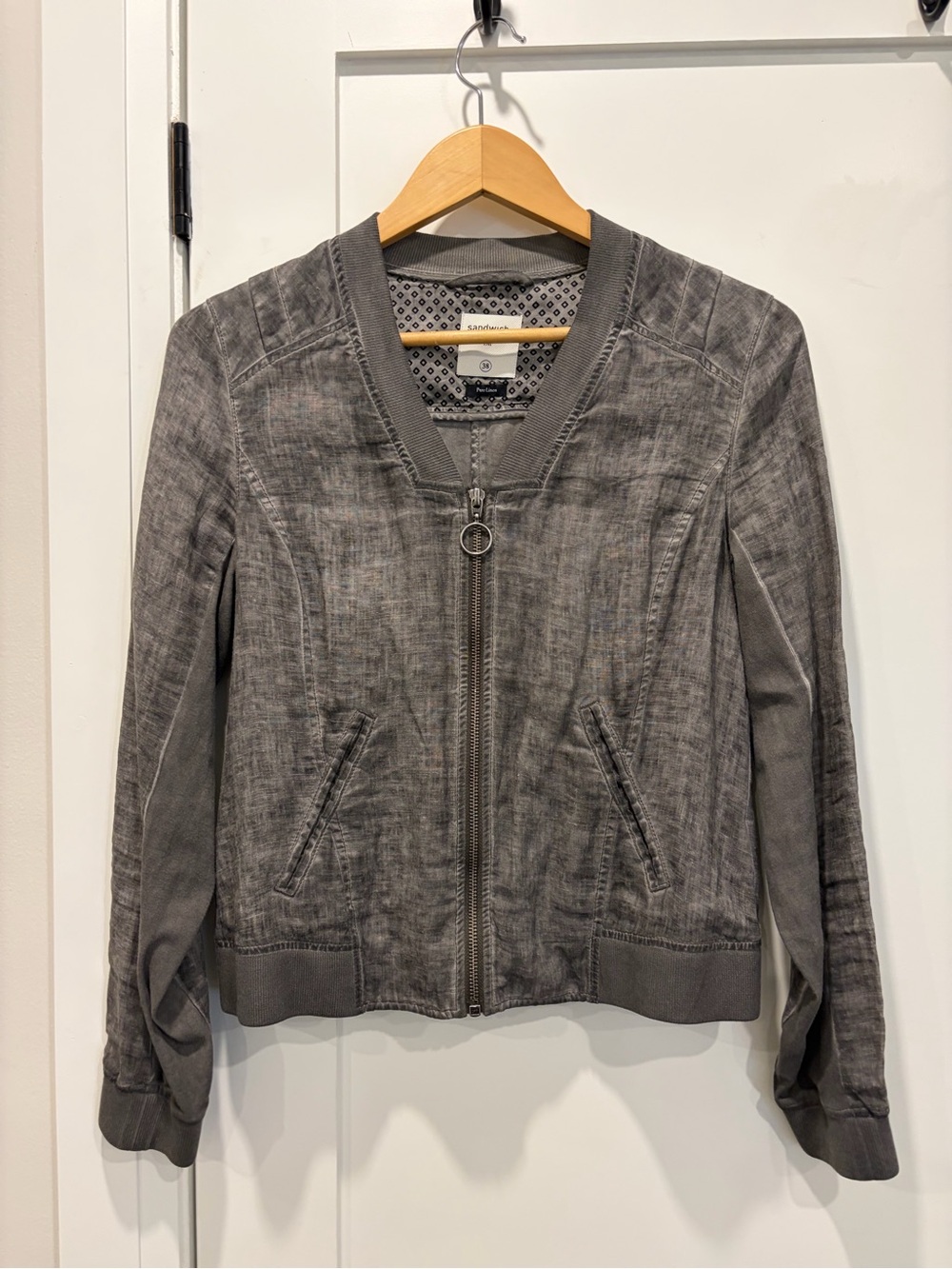 Gray Women's Bomber Jacket - Sandro?